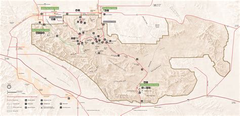 Joshua Tree National Park Map | Map Of The World