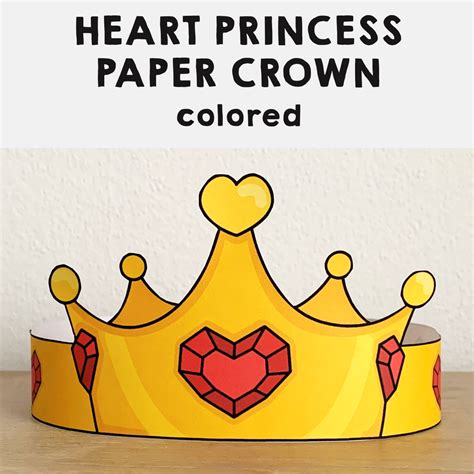 Princess Crown Craft Printable