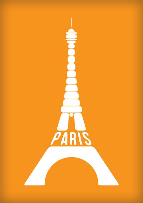 Eiffel Tower illustration on Behance