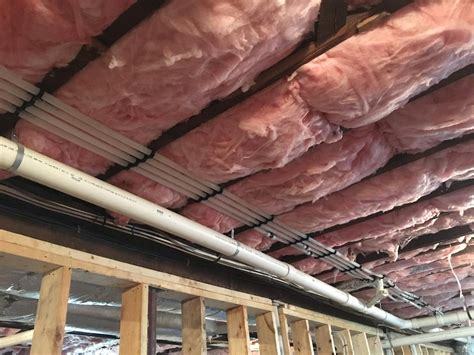 insulation - How can I insulate pex pipes that have supports at every joist? - Home Improvement ...