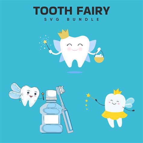 Tooth Fairy Silhouette SVG