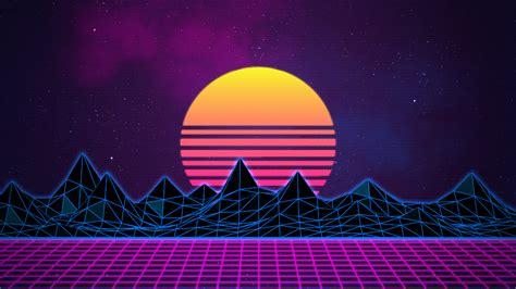 Retrowave Neon 80's Background - 4K by Rafael-De-Jongh on DeviantArt | Descargar fondos de ...