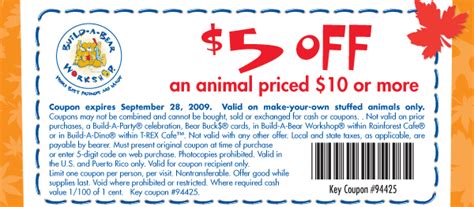 Build A Bear Coupons: Save $9 w/ 2015 Coupons & Coupons