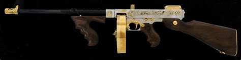 Custom 1920s Speakeasy-style Tommy Gun | Inventory | A&A Engraving, Inc.