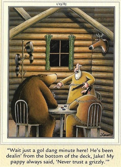 The Far Side Bear Cartoon, Cartoon Jokes, Funny Cartoons, Gary Larson Comics, Gary Larson ...