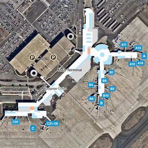 Spokane Airport Map: Guide to GEG's Terminals