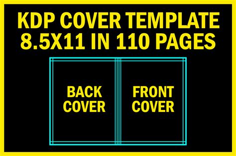 KDP Cover Template 8.5X11 in 110 Pages Graphic by POD Resources ...