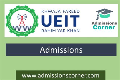 Khwaja Fareed University KFUEIT Admissions Spring 2023