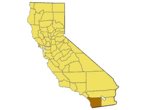 San Diego County, CA - Geographic Facts & Maps - MapSof.net