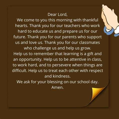 Morning Prayer For School Assembly: What Type Of Prayer Should Be Used?