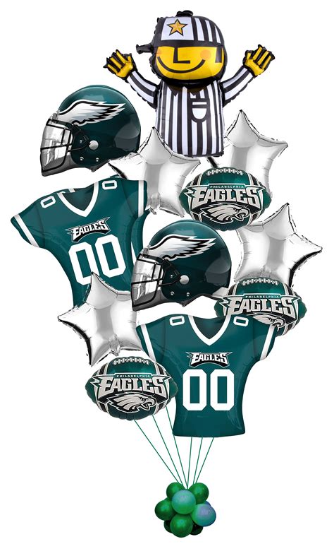 SUPER BOWL BALLOONS : Philadelphia Eagles Bouquet