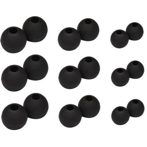 Ear Tips for TOZO T6 T8 T10 T12 Earbuds Replacement Tips Small Medium Large Black - Walmart.com