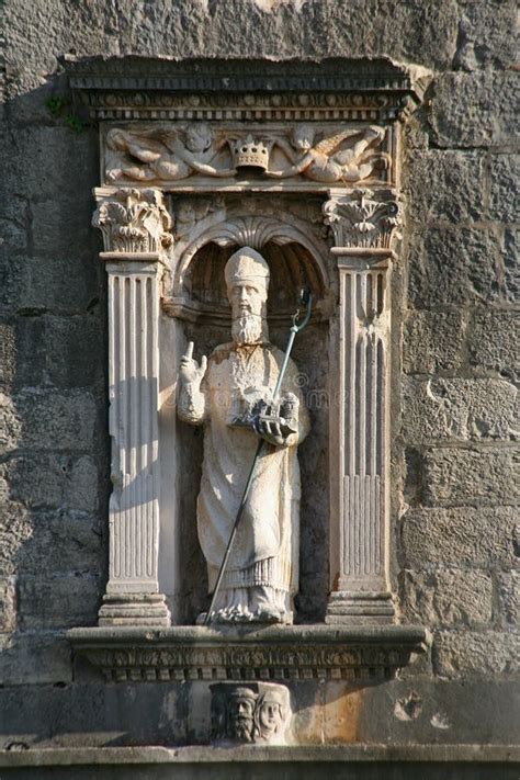 Dubrovnik Patron Saint Blaise Statue Stock Image - Image of culture, blaise: 16630355