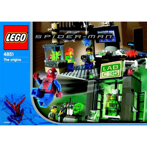 LEGO Spider-Man and Green Goblin - The origins Set 4851 Instructions ...