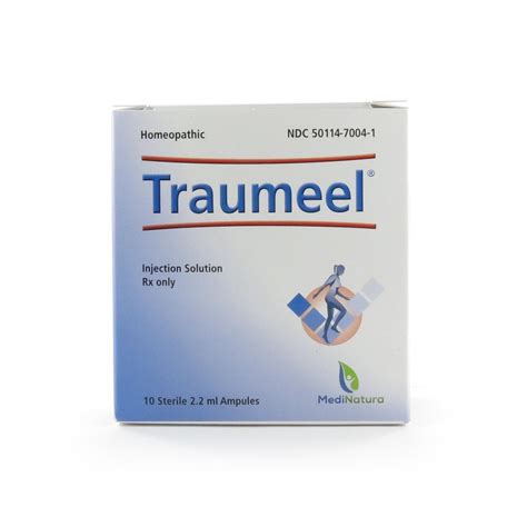 Traumeel Homeopathic Injection, 2.2mL Ampules, 10 ampules/Tray | McGuff Medical Products