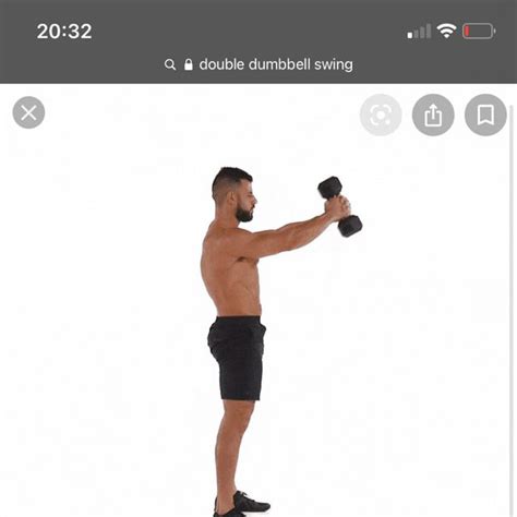 Double Dumbbell Swing by Rushfitness 💪🏽 - Exercise How-to - Skimble