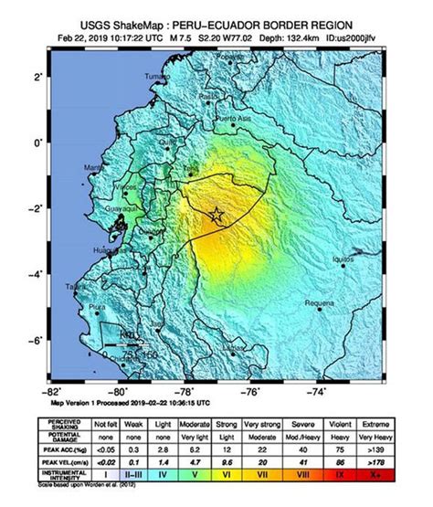 Ecuador earthquake MAP: Where did 7.5 magnitude earthquake hit? Tremors ...