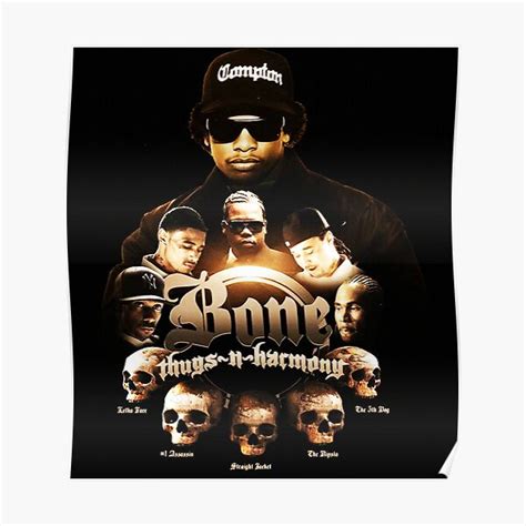 "Bone thugs n harmony logos" Poster for Sale by ley9 | Redbubble