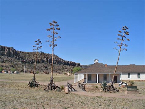 Entrance to the park: Fort Davis National Historic Site, Texas