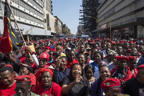 EFF supporters march on Union Buildings | GroundUp