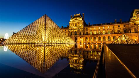 Wallpaper Louvre museum, France, Paris, Tourism, Travel, Architecture #4712