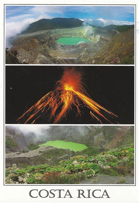 A Journey of Postcards: Volcanoes of Costa Rica