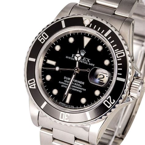 Fake Certified Rolex Submariner 16800 Stainless Steel JW0180