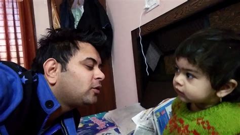 baby kiss her dad - YouTube