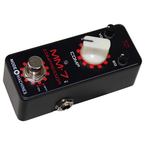 DISC Mode Machines MM-7 Compressor Mini Guitar Pedal at Gear4music