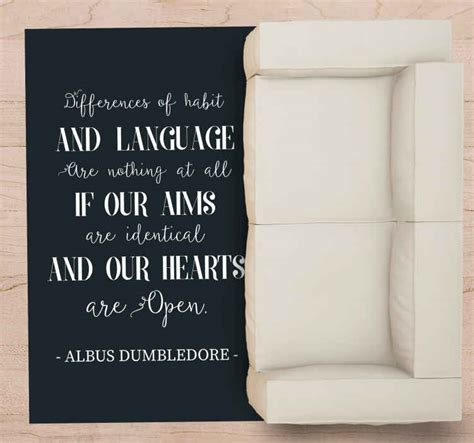 Dumbledore Love Quote bespoke rugs - TenStickers