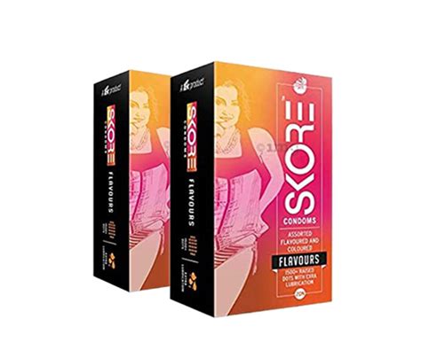 Skore Assorted Flavoured and Coloured Condoms (Flavours) Upto 33% Off