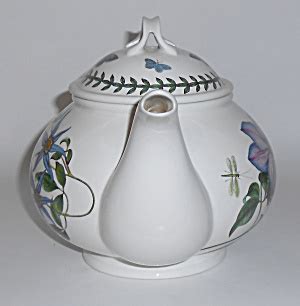 Portmeirion Pottery Botanic Garden Clematis Lg Teapot