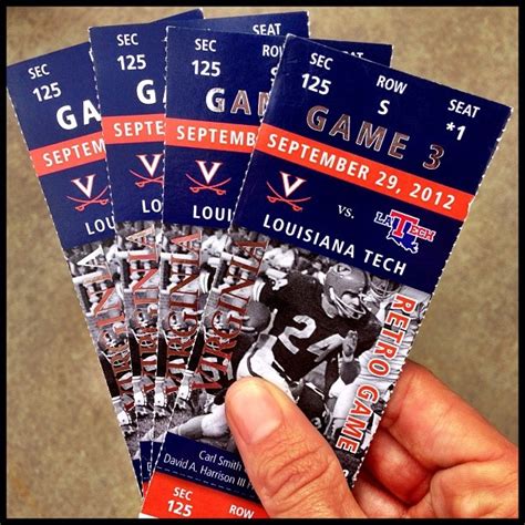 #UVa #football tickets | Ticket, Uva, Event