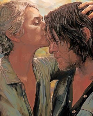 Daryl Dixon X Carol Paint By Numbers - Numeral Paint Kit