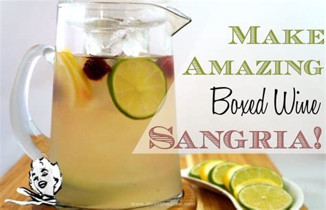 Amazing Boxed Wine Sangria | How to make the best sangria | Divas On A Dime