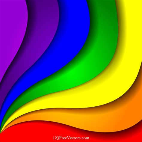 Colorful Rainbow Background Vector Illustration by 123freevectors on DeviantArt