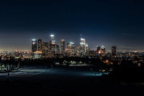 Downtown Los Angeles Nightlife Editorial Photography - Image of ...