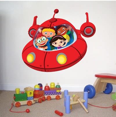 Little Einsteins Spaceship Wall Decal - Space Wall Decal Murals - Primedecals