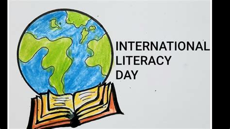 International literacy day drawing easy // Step by step easy for kids. - YouTube