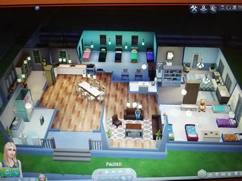 Created my own 100 baby challenge one floor home : r/Sims4