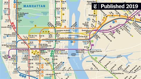 The New York City Subway Map as You’ve Never Seen It Before - The New ...