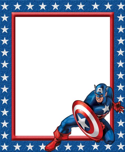 Printable Avengers Border Design - Printable Word Searches