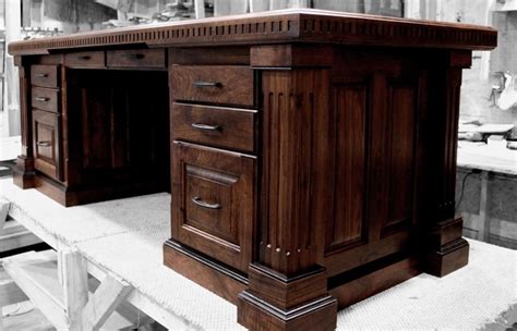 Custom Made Executive Desk by Harmon Heirloom Furniture | CustomMade.com