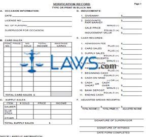 FREE Form 71-1009 Verification Form - FREE Legal Forms - LAWS.com