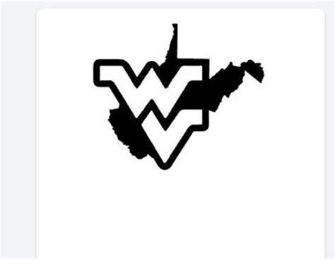 WV Mountaineer Decal Flying WVU Mountain Mama Country | Etsy