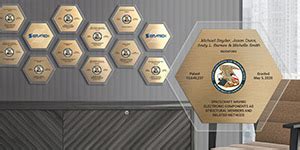 Patent Walls | Custom Patent Displays & Innovation Walls by Patent Awards