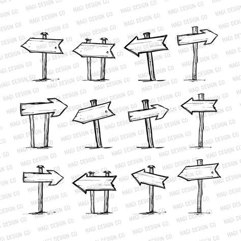 Wooden Arrow Sign Cliparts, Wood Arrow Sign Cartoon Download, Arrow Board Signs, Signboard Clip ...