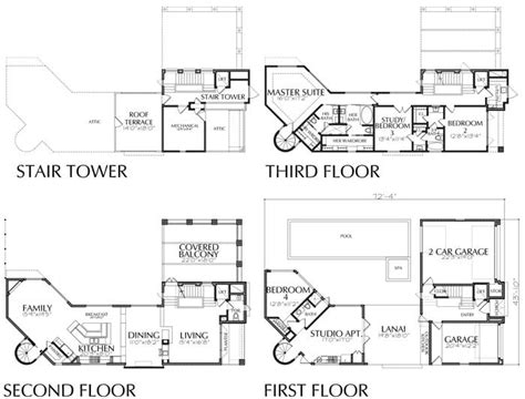 Three Story Floor Plans | Viewfloor.co