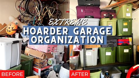 HOARDER GARAGE ORGANIZATION | Before & After Transformation - Pt 11 - YouTube