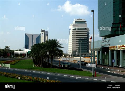 Green Tower Dubai Stock Photo - Alamy